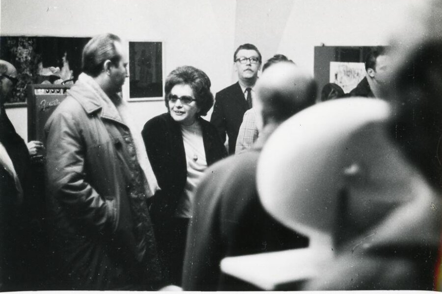 zleva: Miroslav Mráz, Gerta Pospíšilová